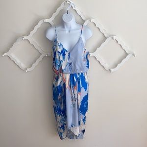 Chelsea28 Print Faux Wrap Dress